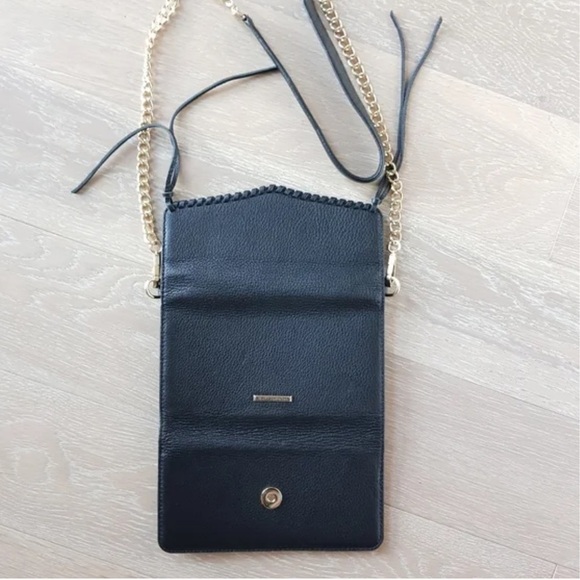 Rebecca Minkoff Convertible Fringe universal Phone Case Crossbody Bag/Wallet - Picture 4 of 5